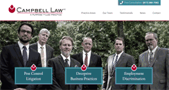 Desktop Screenshot of campbelllitigation.com