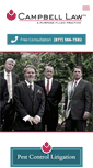 Mobile Screenshot of campbelllitigation.com